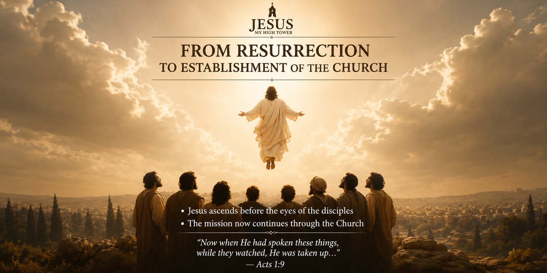 3. L’ASCENSION |  DE LA RÉSURRECTION À L’ÉTABLISSEMENT DE L’ÉGLISE