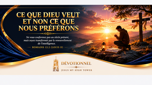 Ce que Dieu veut, et non ce que nous préférons