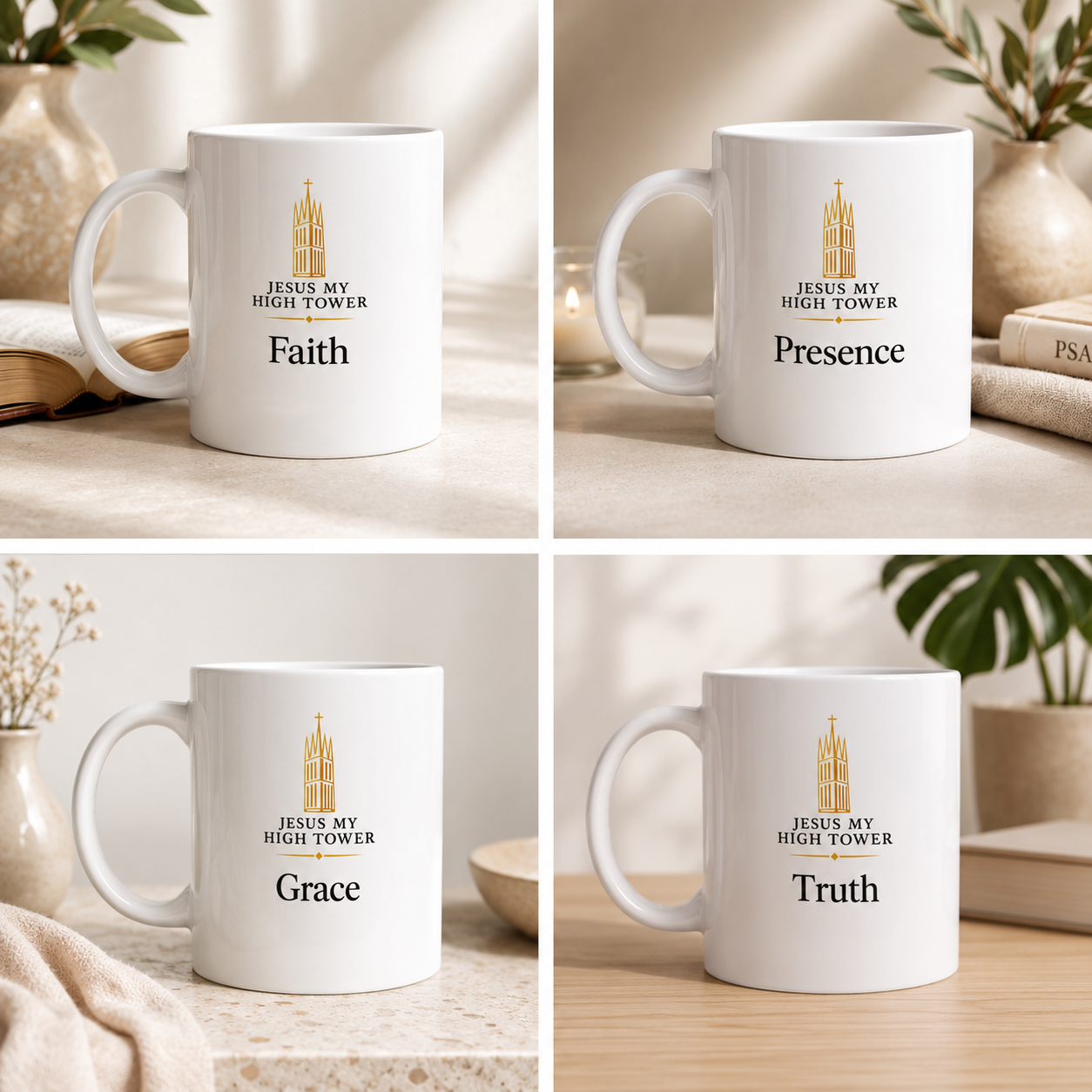 Truth Signature Ceramic Mug - Blanc 325 ml (11 oz)