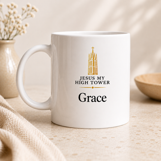 Grace Signature Ceramic Mug - Blanc 325 ml (11 oz)